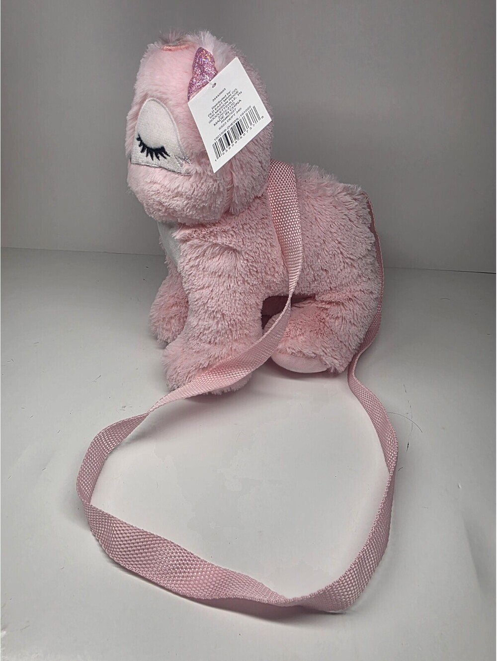 Cat Purse 10" Plush Girls Kitty Pink Handbag Accessory Soft Stuffed Animal